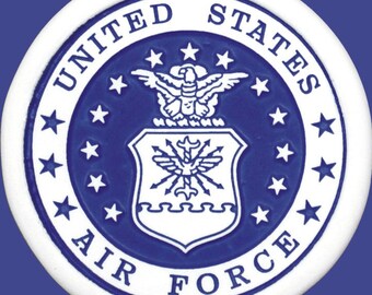 Air Force Porcelain Coasters, boxed set of 4