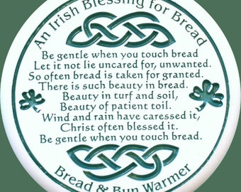 Irish Blessing for Bread Celtic Bread Warmer