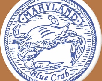 Maryland Blue Crab Porcelain Bread Warmer