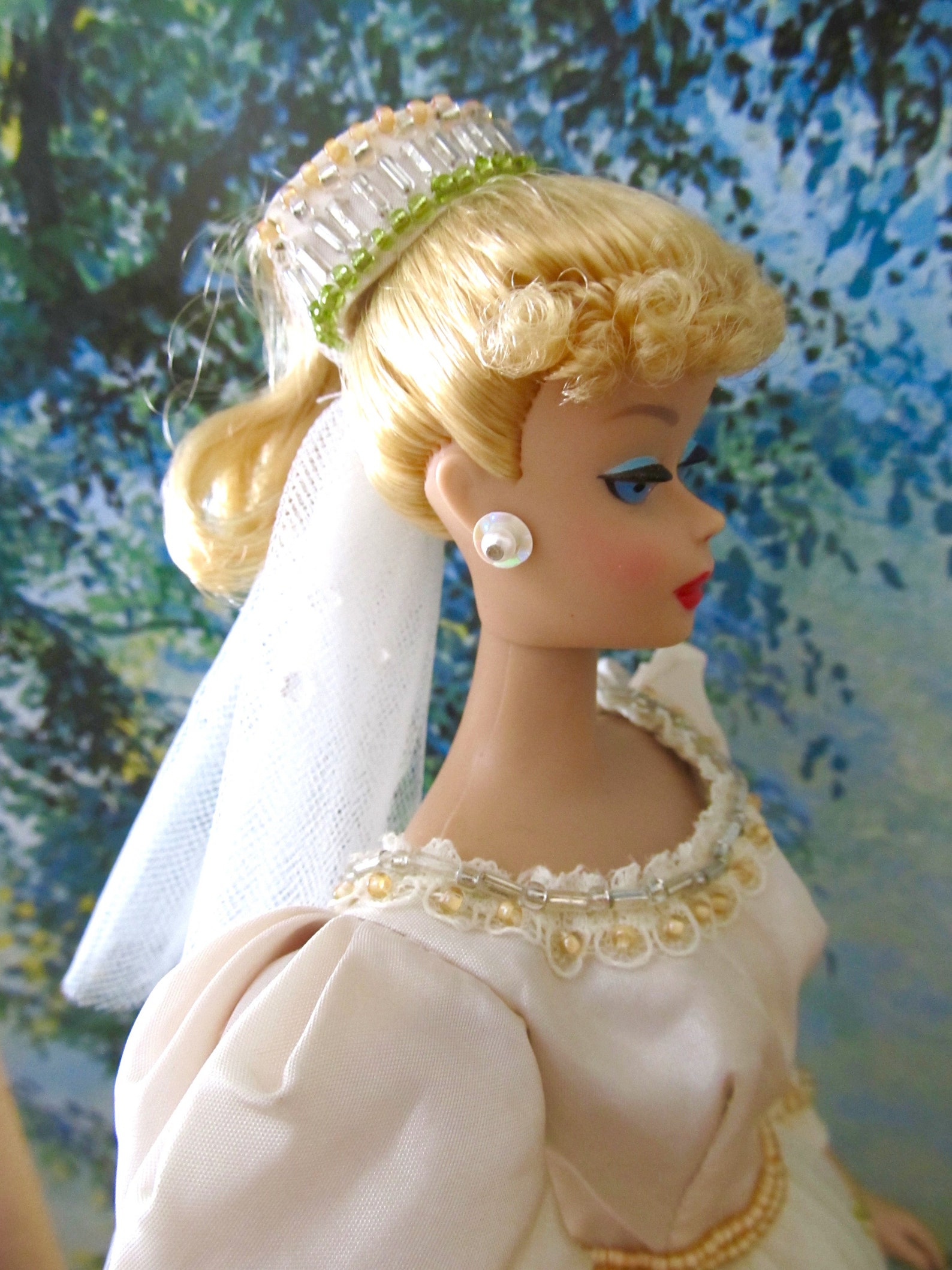 Vintage Barbie Doll 1958 Reproduction Wearing Vintage Modified - Etsy