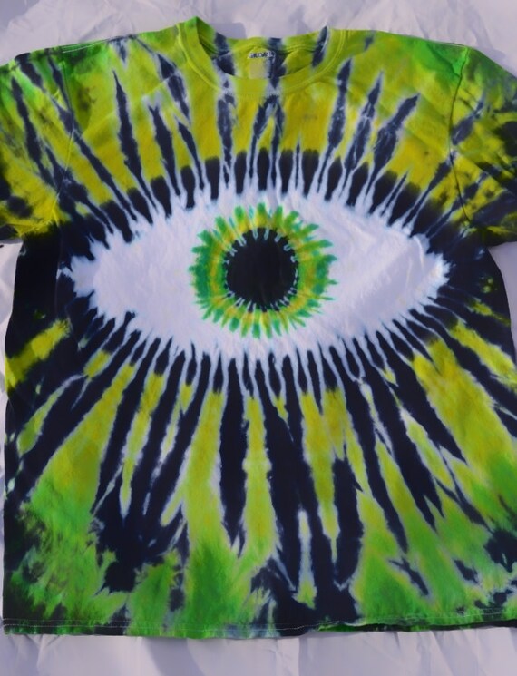 Items similar to Large Tie Dye Eyeball TShirt on Etsy