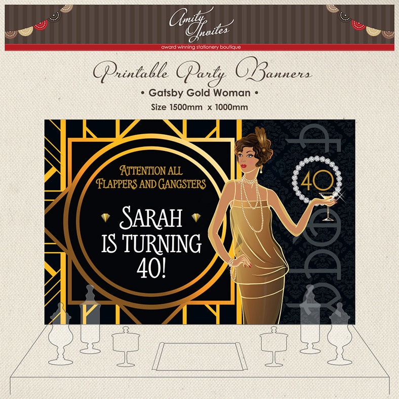 DIGITAL Printable Party Banner Buffet Candy Dessert Table - Etsy Australia