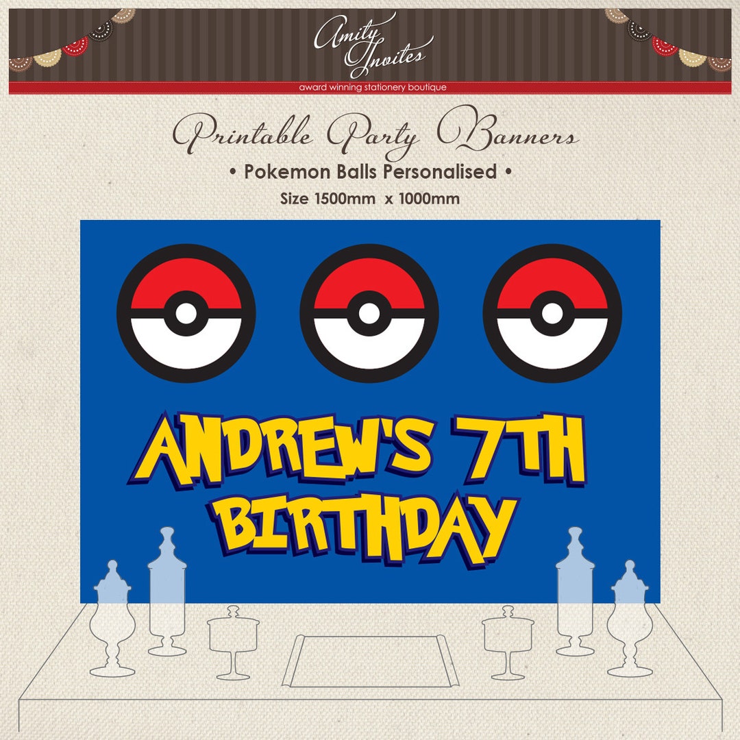 Printable Party Banner Backdrop Buffet Candy Dessert Table - Etsy Australia