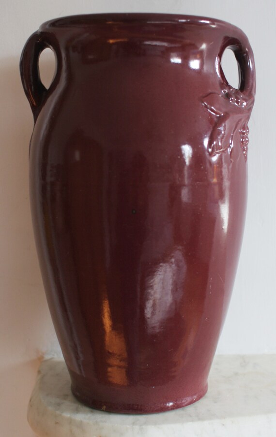 Vintage RRP Co Robinson Ransbottom Oil Jar Rare Large Vase - Etsy