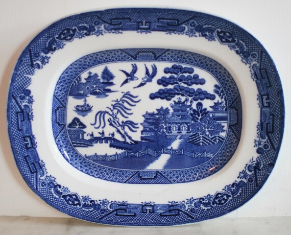 Antique blue willow dishes 2025