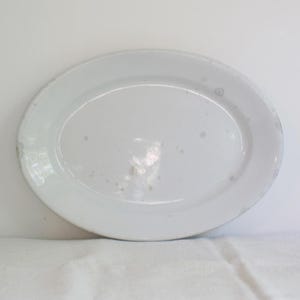 Antique Large Ironstone White Platter, Dish, Plate, Warranted China, Mellor Taylor England