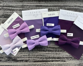 Purple bow tie , Plum Lavender Wisteria Lilac Tahiti Iris Regency bow ties  , Kids Boys Baby Mens Ring Bearer Groom best Man bow ties