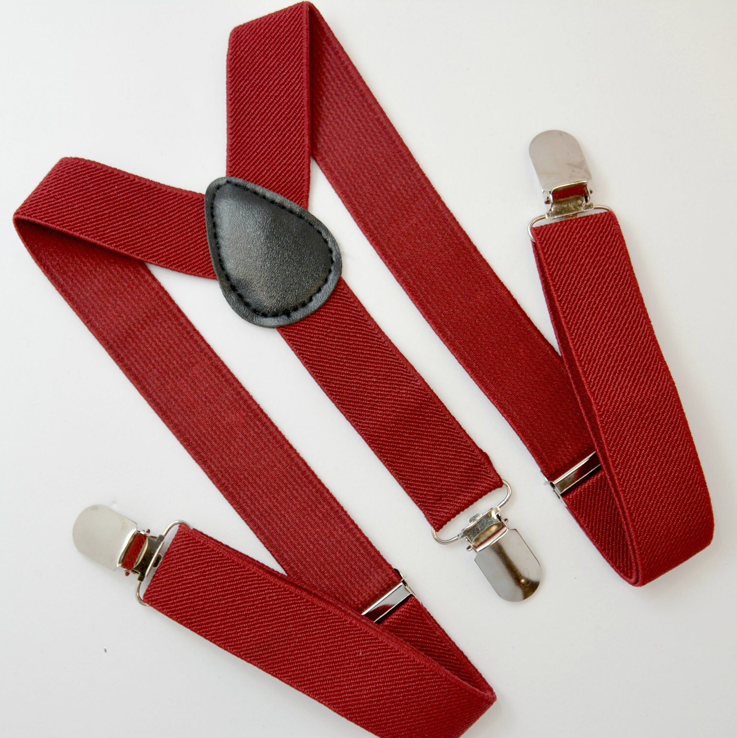 Suspenders Sizes 6 months ADULT Red / Burgundy Adjustable Etsy