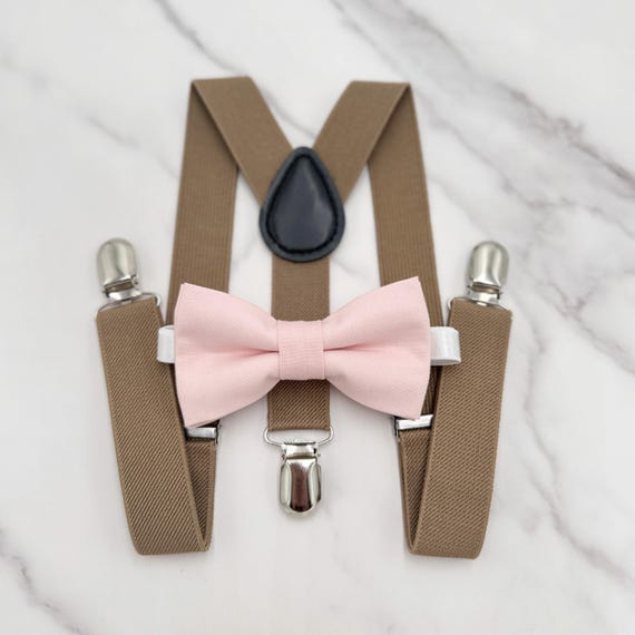 taupe blush tie and pocket square