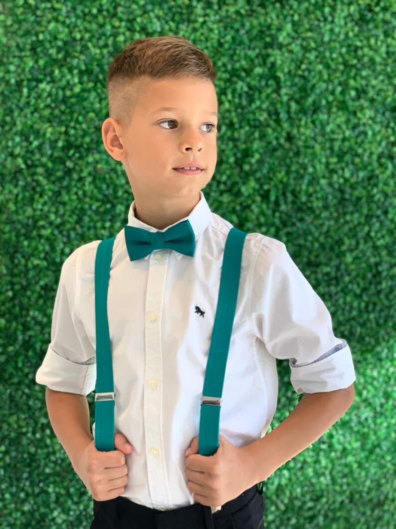 SET Suspenders 8months ADULT Kids Children Baby Boys Teal Etsy