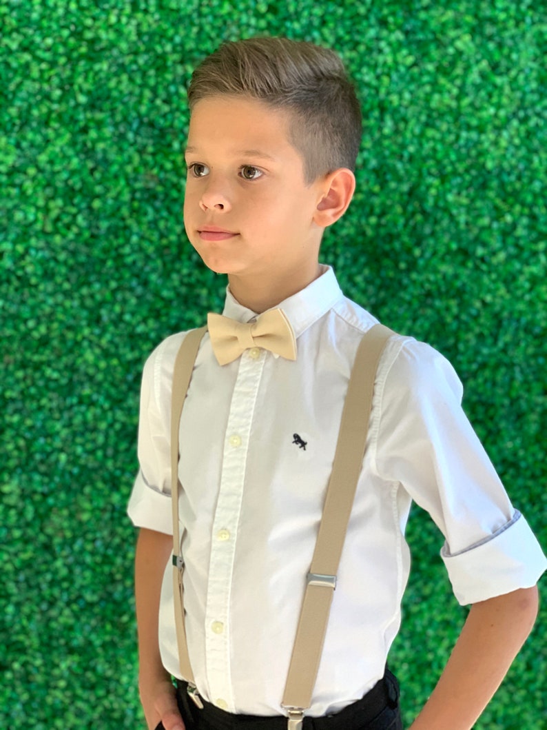 Suspenders SET 8 months Adult Kids Mens Baby Boys Light Tan Etsy