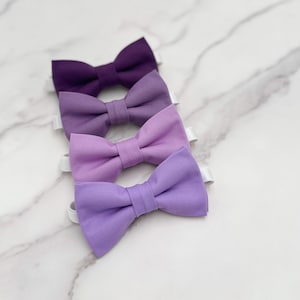 Purple Bow tie, Wedding Bowtie, Ring Bearer outfit, Boho Wedding, Groomsman Gift, Rustic Wedding Outfit, Prom Outfit