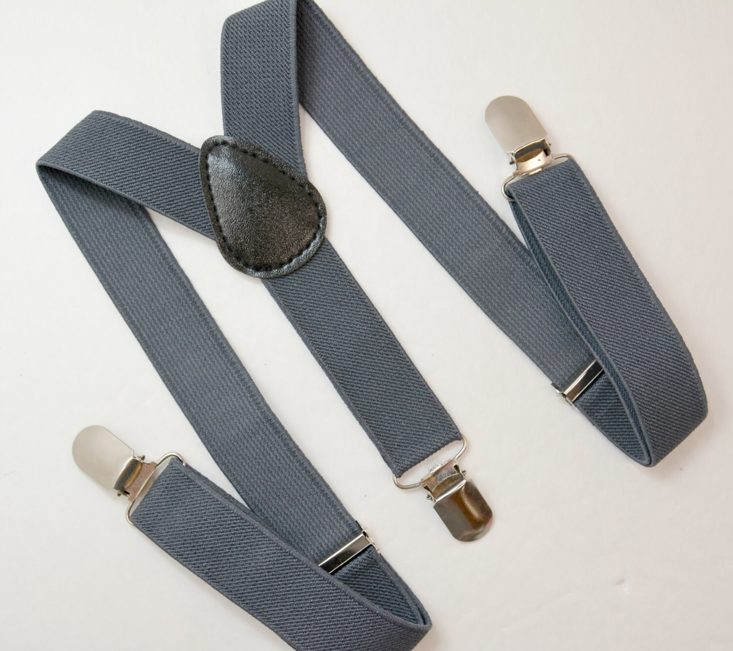 Charcoal Dark Gray Adjustable Suspenders YBack Sizes 6 Etsy