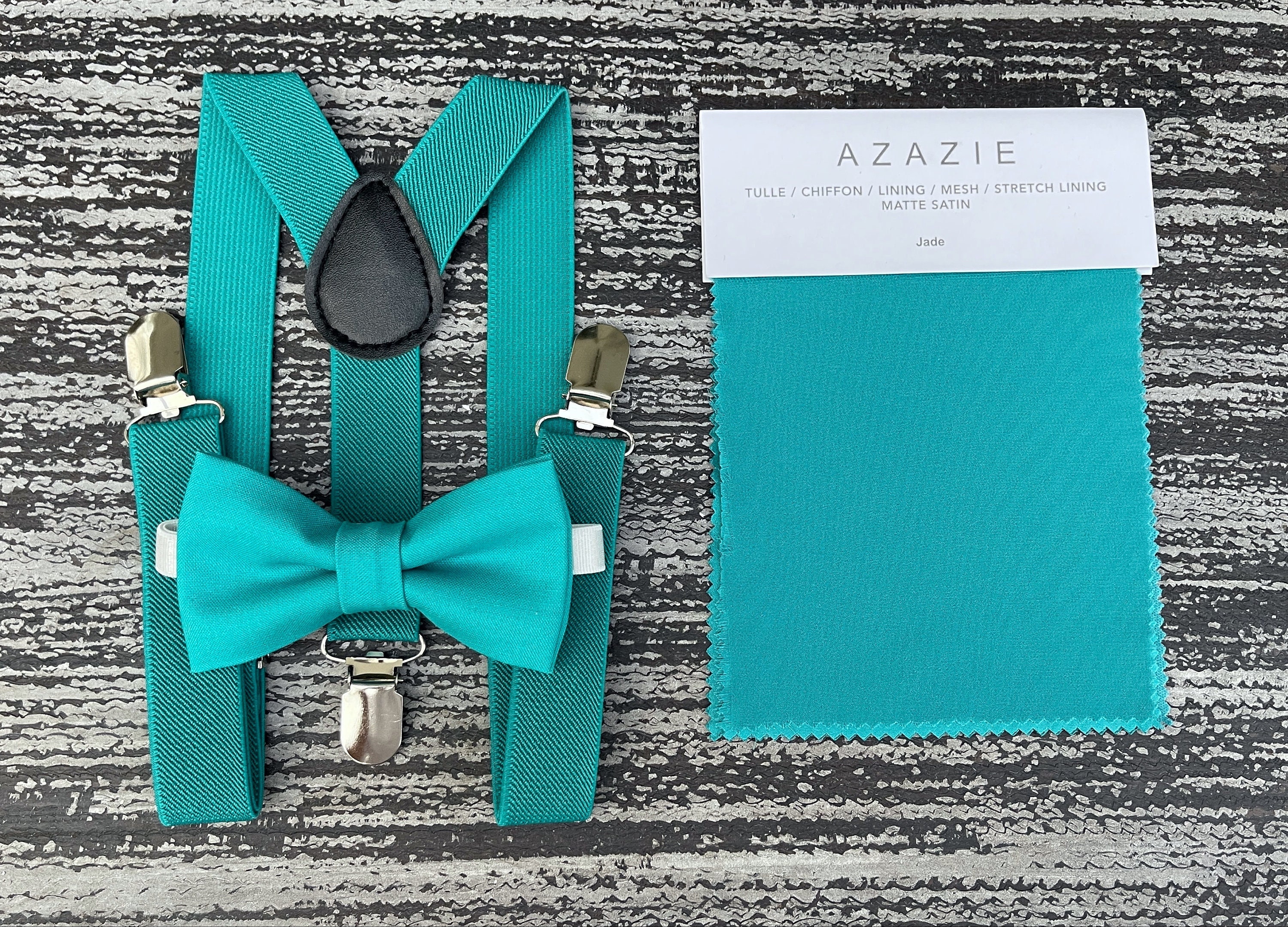 Azazie Ocean Blue Bow Tie  Men's, Women's, Kid's & Baby's