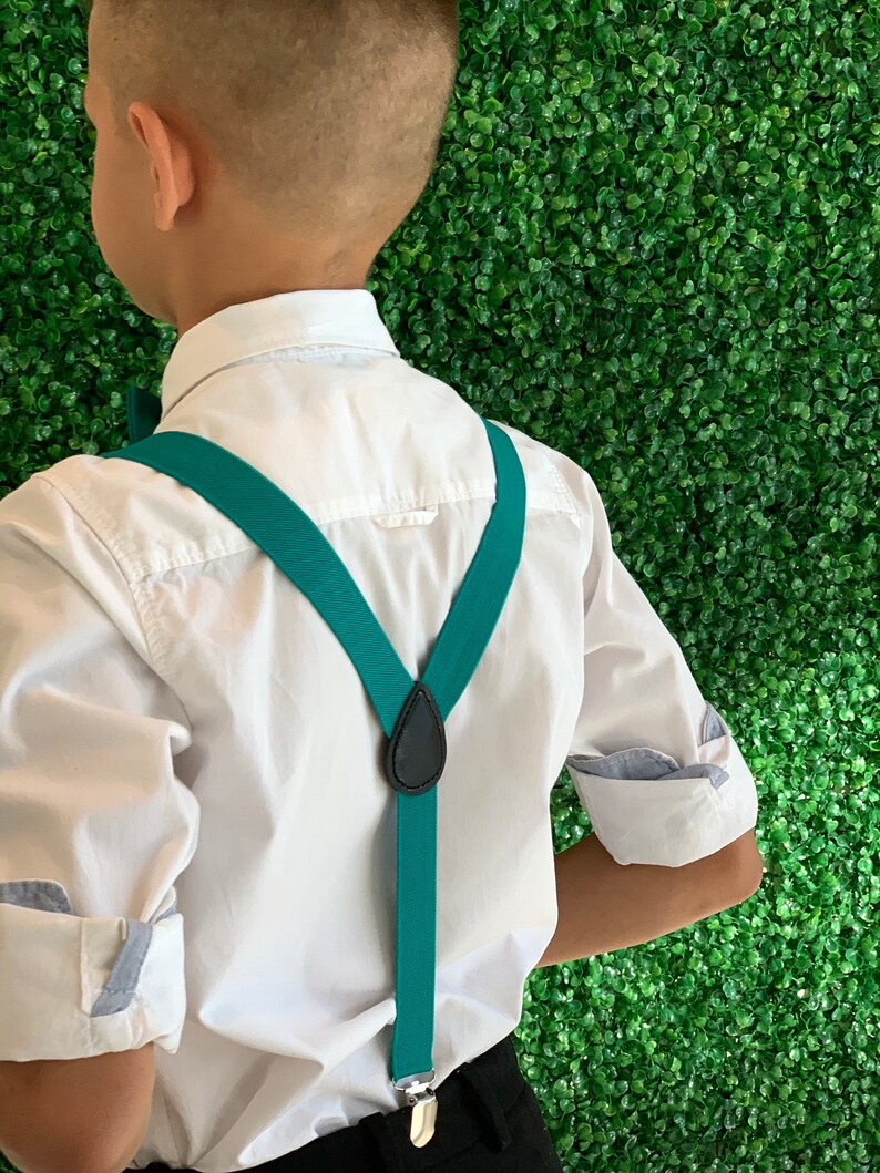 SET Suspenders 8months ADULT Kids Children Baby Boys Teal Etsy