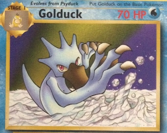 1995 golduck pokemon card value 1999 Fossil #35/62 1st Edition Price Guide All cards will be carefully packed for safe transit Golduck Pokemon Trading Card -
