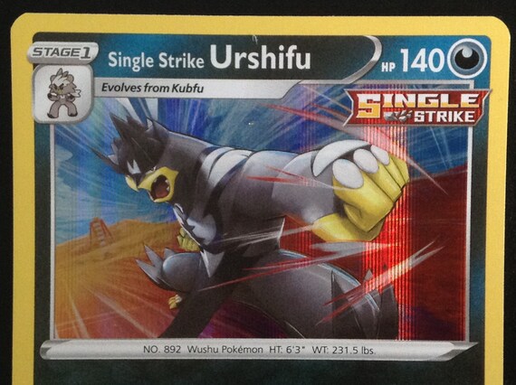 single strike pokemon cards Urshifu Vmax - TG29/TG30 - Brilliant Stars - Trainer Gallery Card or by any effects on your opponents Active Pokmon Single Strike Urshifu Pokemon Trading