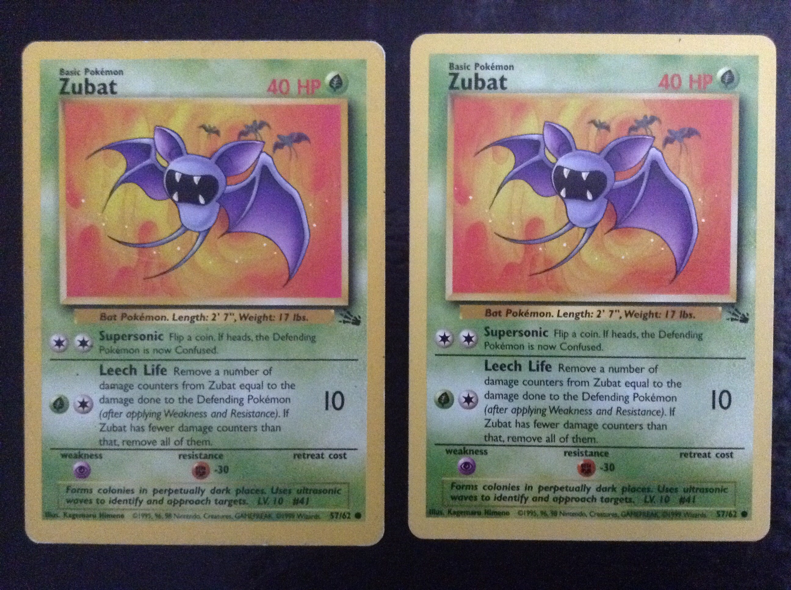 zubat pokemon card you may have your opponent reveal their hand Pokemon TCG Graded Card: 2000