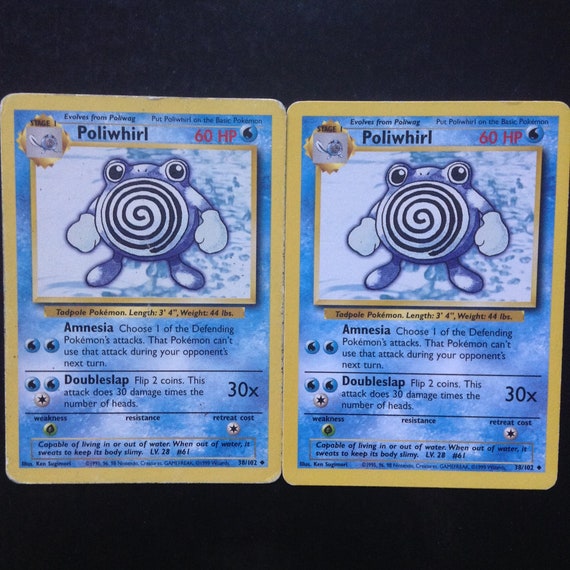 2016 poliwhirl pokemon card value - - Evolutions Reverse Holo Poliwhirl Pokemon Trading Card -