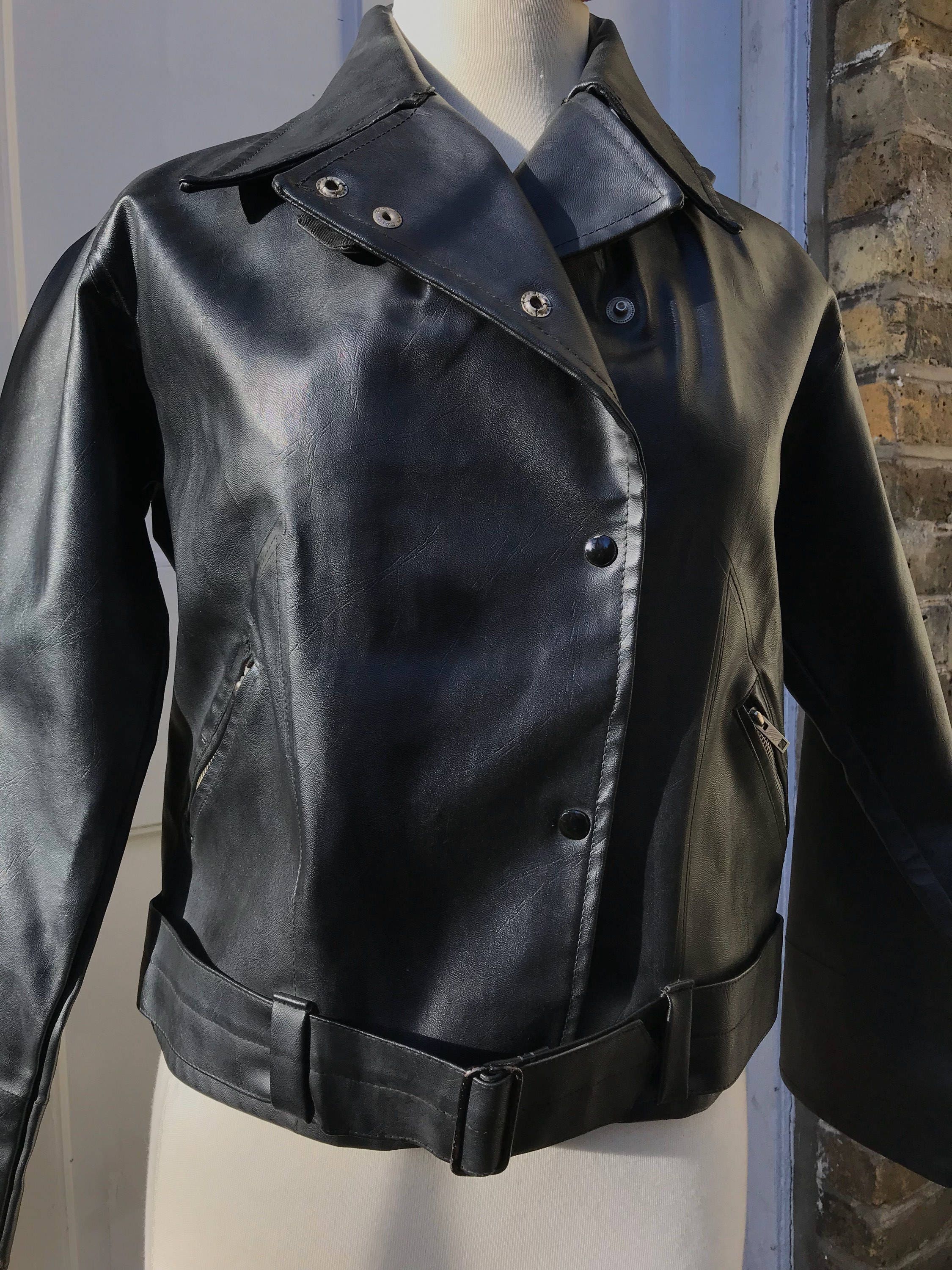 Vintage Belstaff Scooter Jacket Leather Boys Style 1960s Vegan