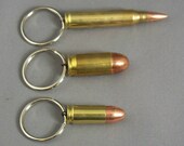 Bullet Key ring 9mm, 45 or 223