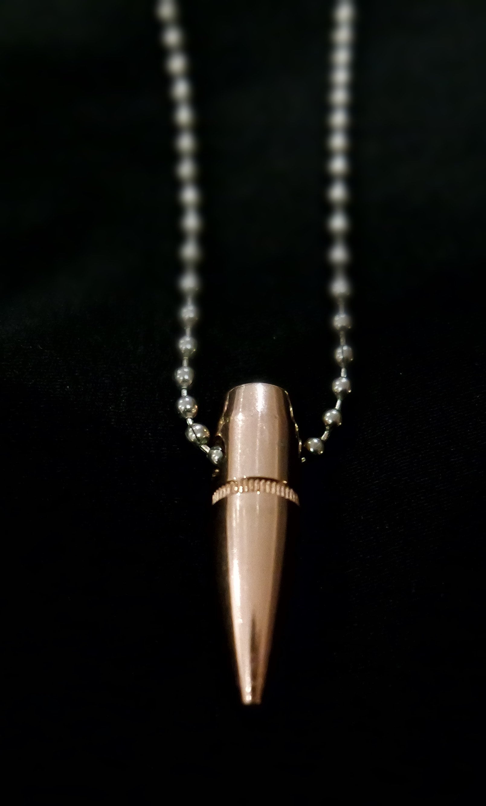 Bullet Necklace Pendant Real 308 Caliber With Free 24 Inch Dog Tag Chain Etsy