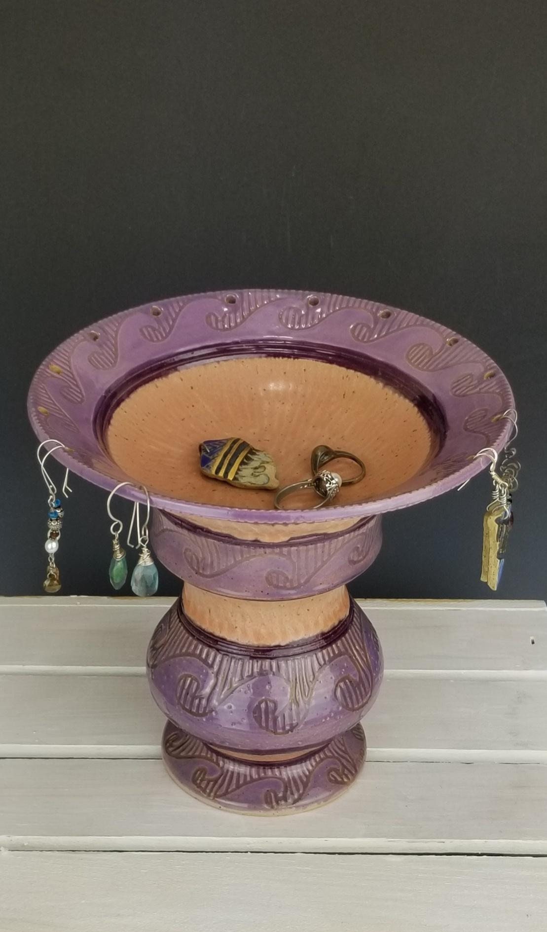 Ceramic Jewelry Pedestal Ceramic Jewelry Bowl Ceramic Ring Etsy