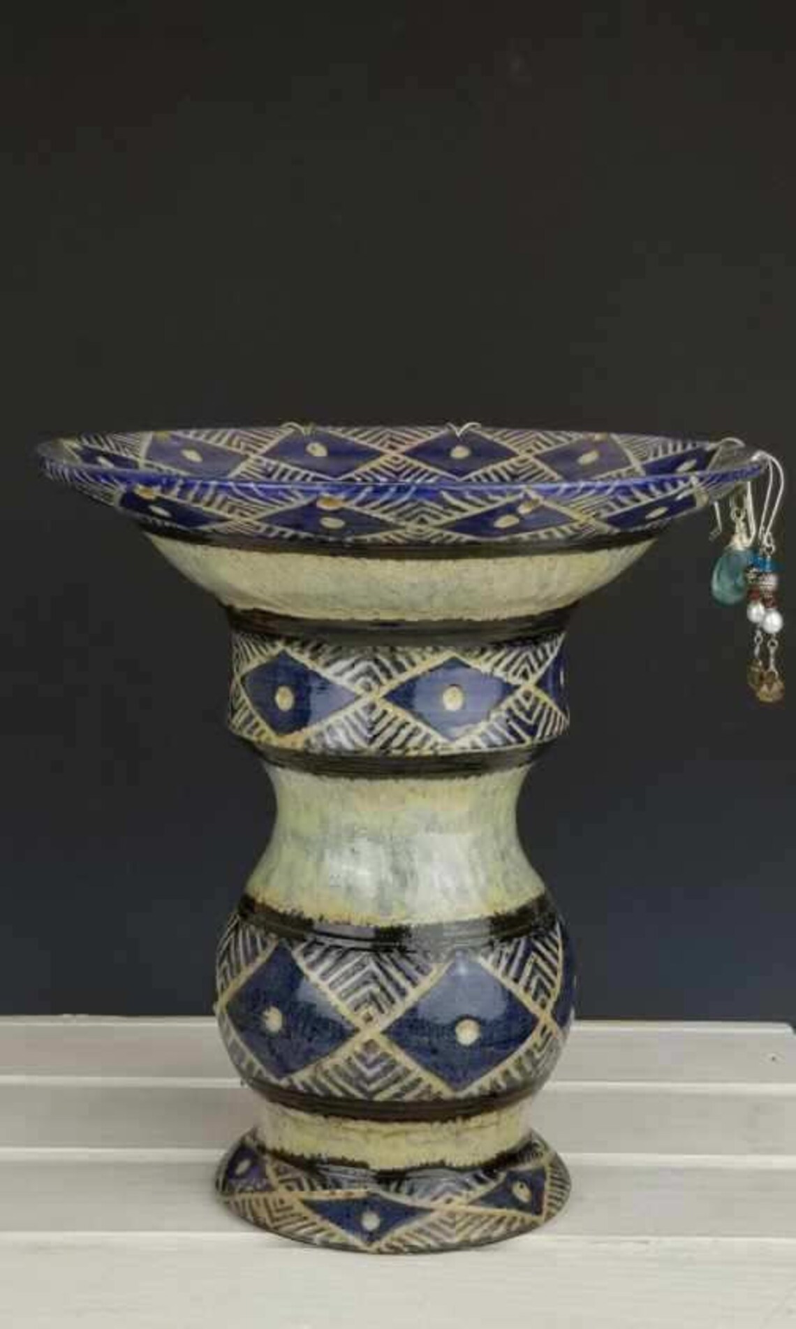 Ceramic Jewelry Pedestal Ceramic Jewelry Bowl Ceramic Ring Etsy