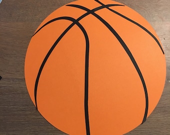 Basketball paper placemats (set of 6)