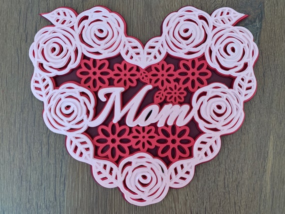 Download Sale Mother S Day Heart Mandala Shadow Box Digital Files Svg Eps Dxf Studio By Festiva Party Design Catch My Party
