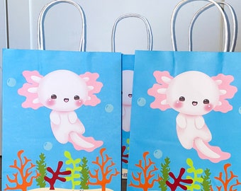 Axolotl Medium Favor bags (set of 5)