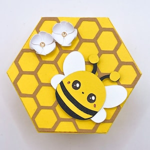 Bumble Bee Hive Favor boxes (set of 4)