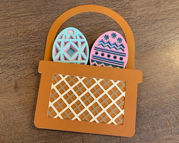 Download Easter Eggs And Basket Layered Card Mandala Digital Files Svg Eps Dxf Studio By Festiva Party Design Catch My Party