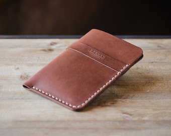 Leather notebooks sleeve