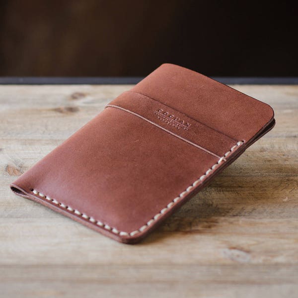 Leather notebooks sleeve