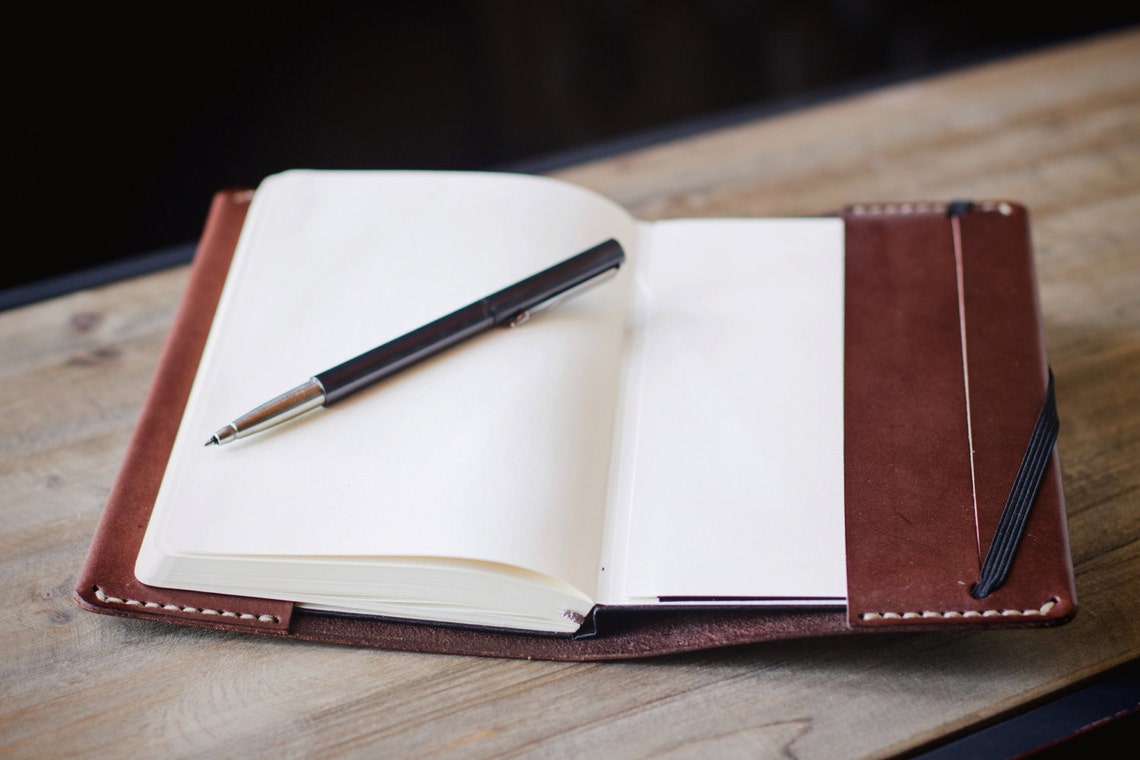 Leather Moleskine Cover Etsy