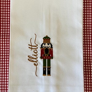 Christmas Nutcracker Guest Towel