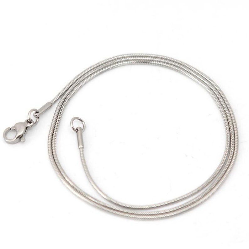 1.2mm Stainless Steel Snake/rope Chain High Quality 316 Etsy