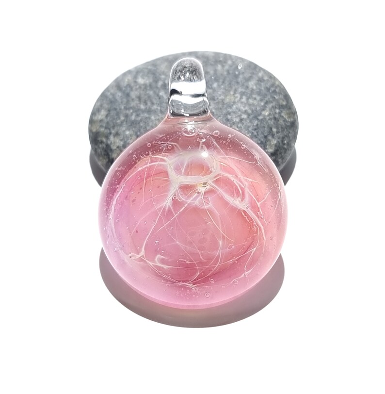 Star Burst Pendant Blown Glass Pendant Flameworked Focal Bead Free Shipping Artist Direct Vibrant and glossy smooth image 2