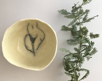 Hand built Porcelain tea cup