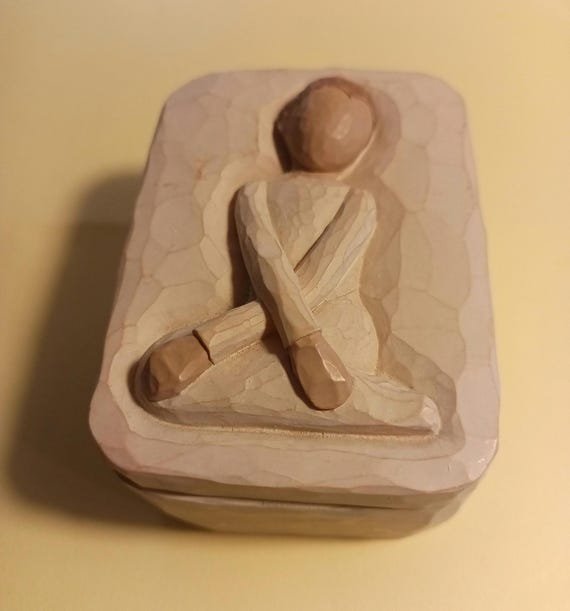 Willow Tree DEMDACO Unhinged Trinket Box "SERENITY"