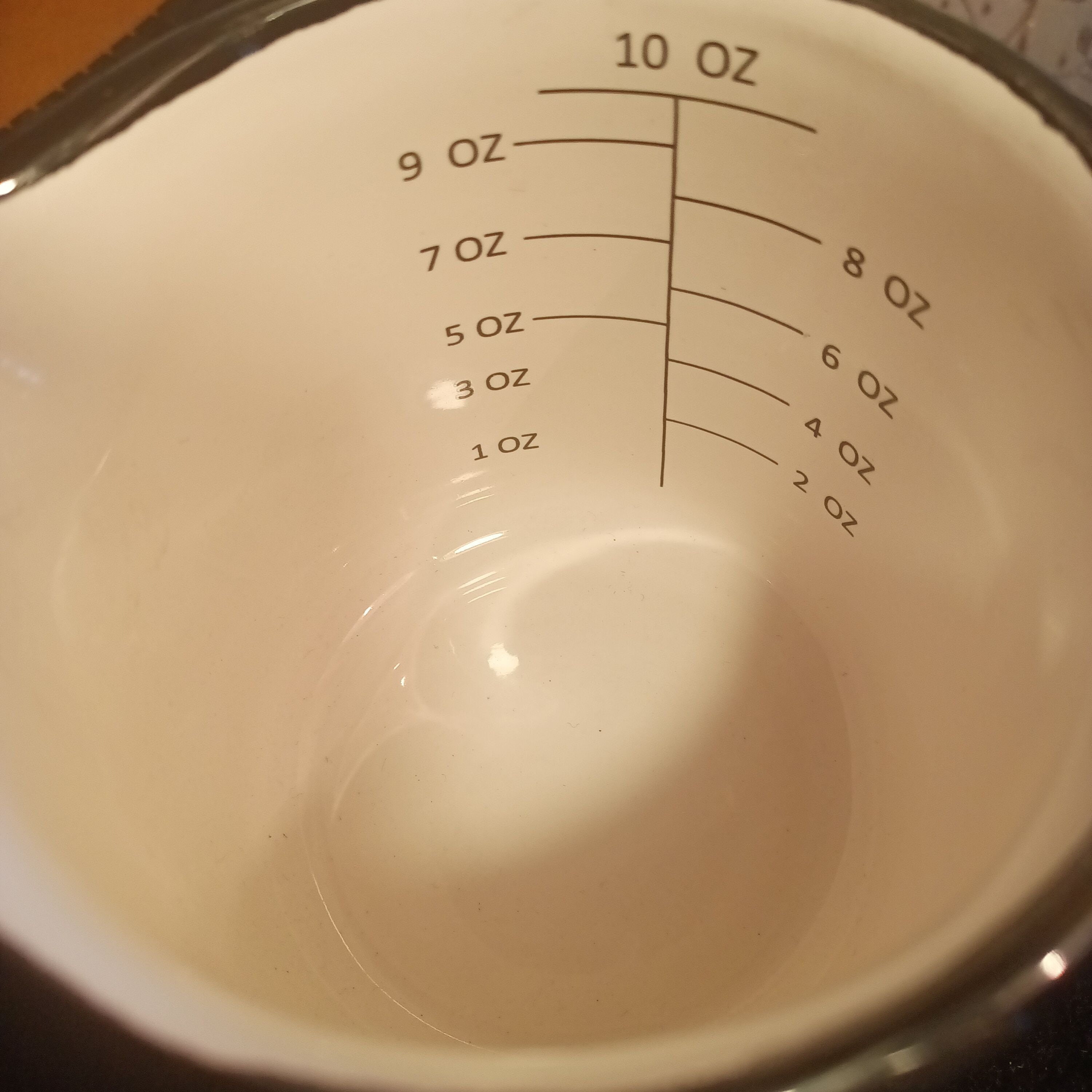 Black Rim White Enamel Measuring Cups – 4-Piece Set, 1/4 To 1 Cup, Farmhouse Style