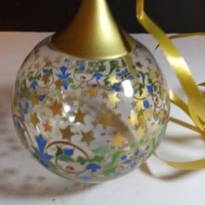 Vintage Classic JAHRESKUGEL 1994 RUSSLAND Glass Holiday ORNAMENT