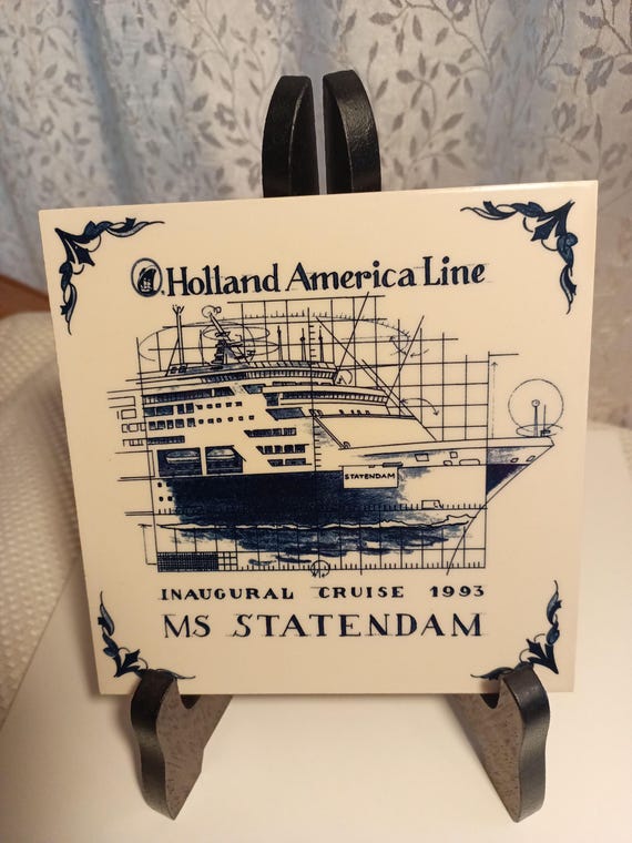 Holland America Line MS Statendam 1993 Inaugural Cruise Delft Blue