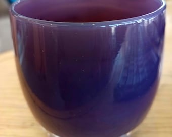 Eggplant GLASSYBABY Votive Candle Holder