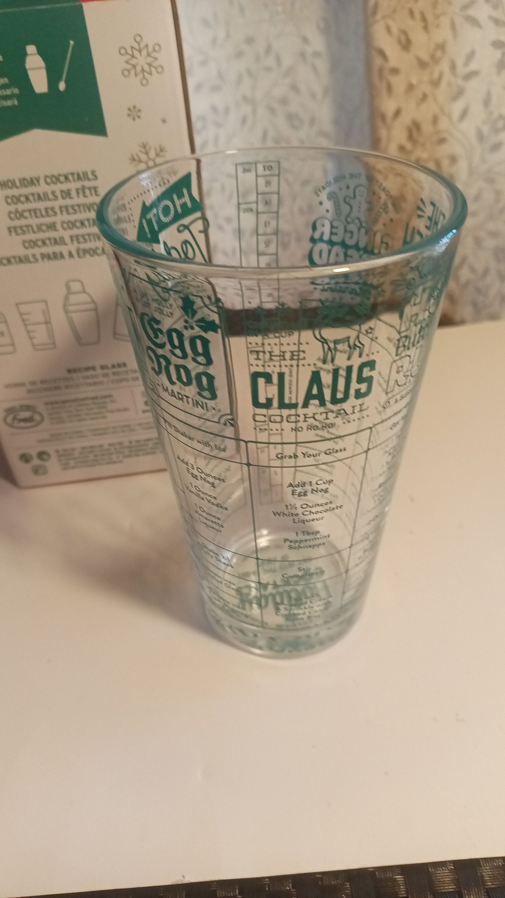 Fred Holiday Good Measure Glass