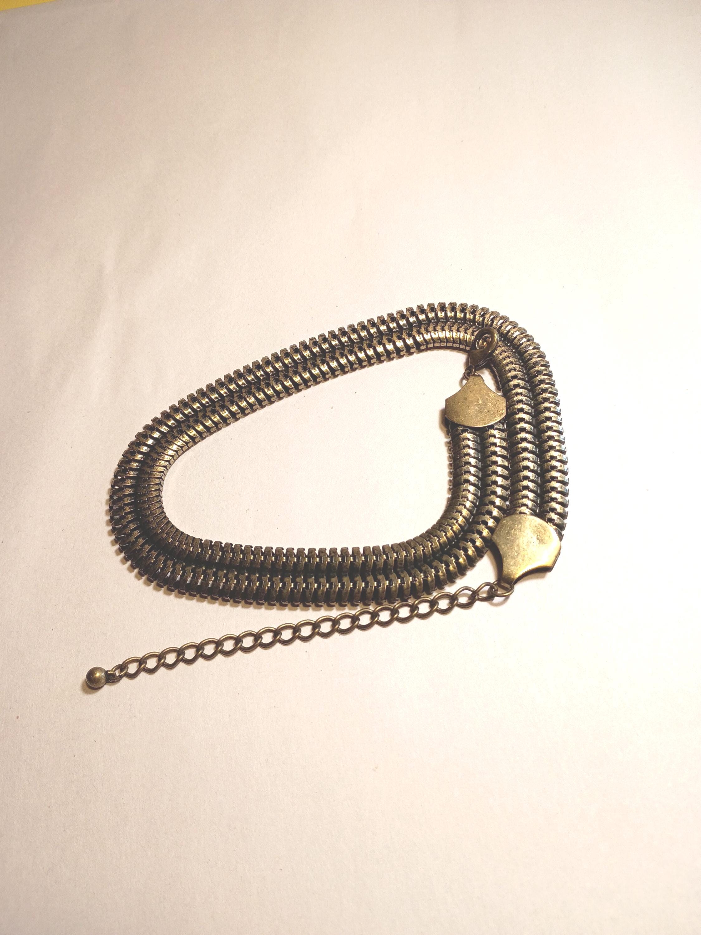 Vintage Herring Bone Necklace - Etsy