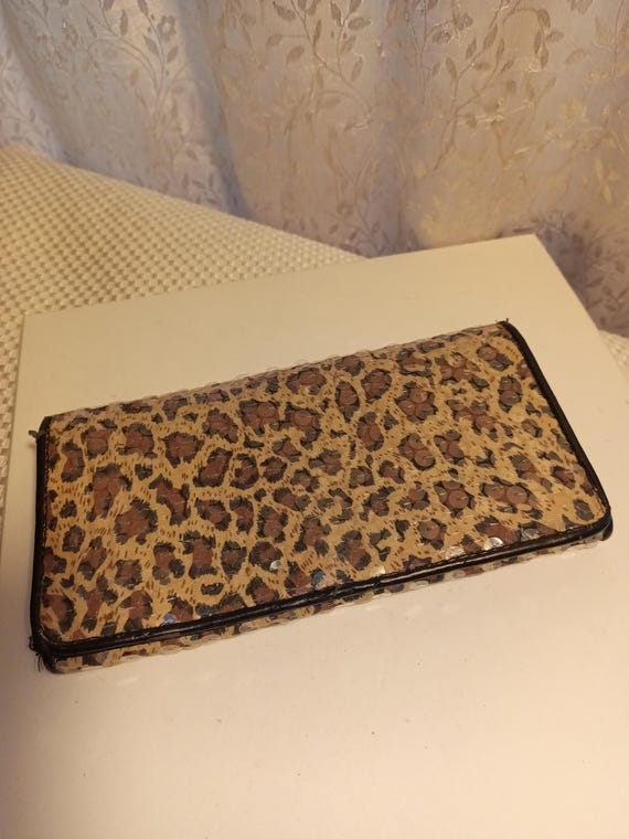 Sequence/Leopard Print (2 Compartment) Ladie's Wa… - image 1