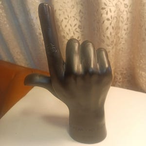TMS Vitruvian Collection No Fear No Envy Hand Statue Art Sculpture RARE