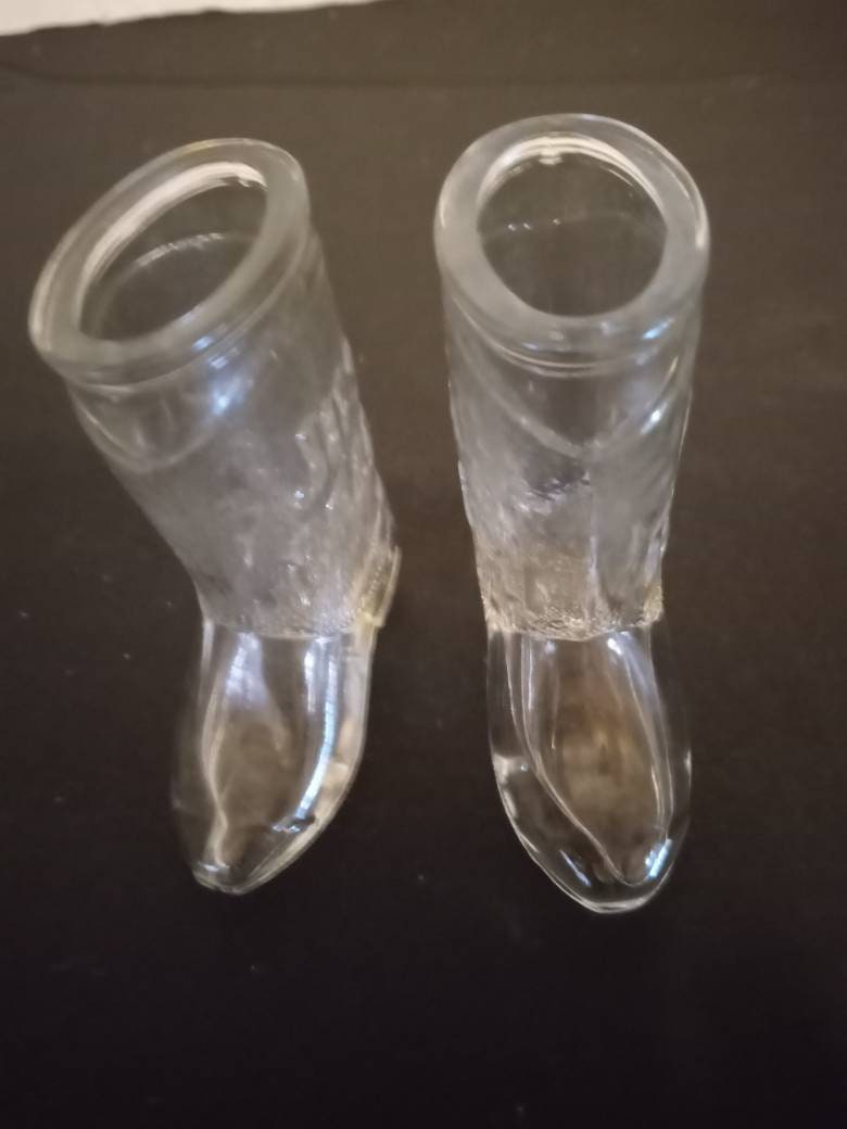 Jim Beam Jim Beam USA 1993 Cowboystiefel Glas Stamper Schnapsglas Shot Glass Boot Schuh 